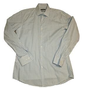 Boss by Hugo Boss Slim Fit Turquoise Check Dress Shirt